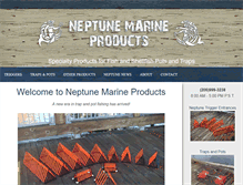 Tablet Screenshot of neptunemarineproducts.com